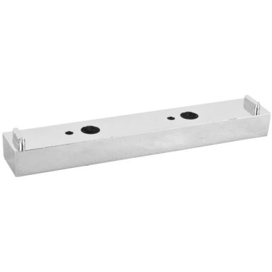 Faluplast 17315 Spacer blok 10 x 100 mm, til tredobbelt klips, krom
