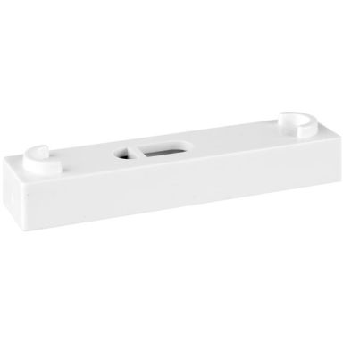 Faluplast 16700 Spacer blok 10 x 70 mm, til dobbelt klemme, hvid