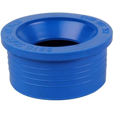 Faluplast 3106243 Gumminippel blå, for 50 mm