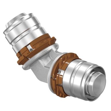 Uponor 1897976V Overgangsvinkel 25 mm, 45°