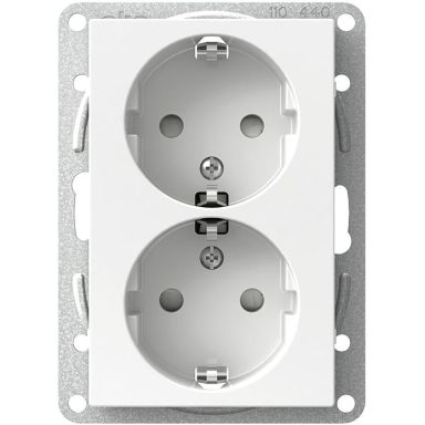 Schneider Electric Exxact WDE002184 Pistorasia maadoitettu, 2-osainen, matala