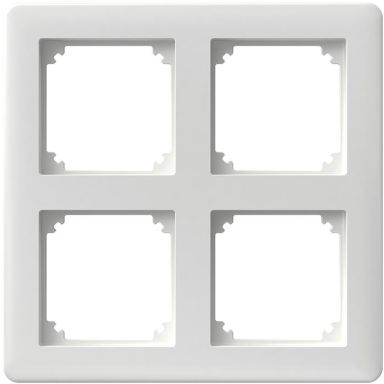 Schneider Electric Exxact Primo Kombinasjonsramme matrise, 2 x 2 rom, hvit