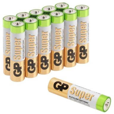 GP Batteries Super Alkaline 24A-S12/LR03 Alkaliparisto AAA, 12 kpl