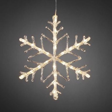 Konstsmide 4440-103 Dekorativ belysning snefnug, 40 cm