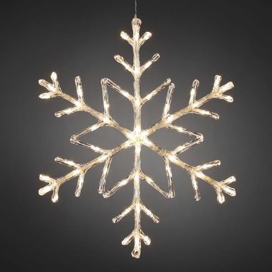 Konstsmide 4460-103 Dekorativ belysning snefnug, 60 cm
