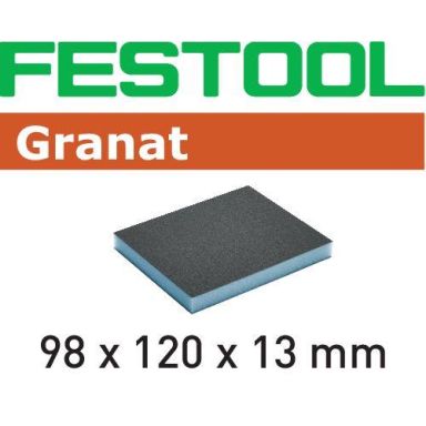 Festool GR Slibesvamp 98x120x13mm, pakke med 6 stk