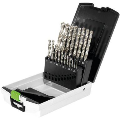 Festool HSS D 1-10 Sort Boremaskine af stål 19-delt