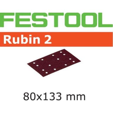 Festool STF RU2 Sandpapir 80x133mm, pakke med 50