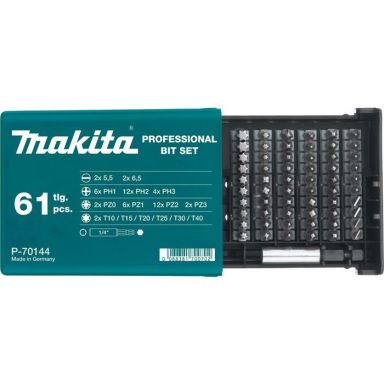 Makita P-70144 Bitssæt 61 stykker