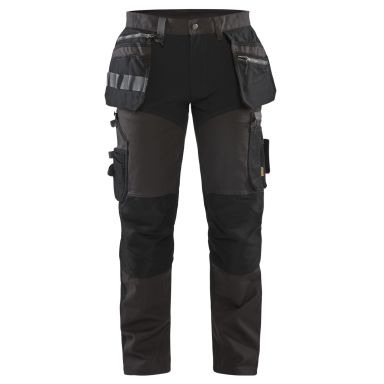 Blåkläder 159913439899C50 Håndverksbukse med stretch, mørkegrå/svart