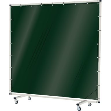 Industridraperier Björndraperiet 104004 Käsinaamari pyörillä, 2 x 2 m, läpinäkyvä