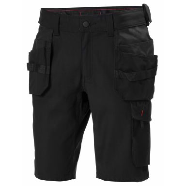 Helly Hansen Workwear Oxford Arbeidsshorts svart, stretch