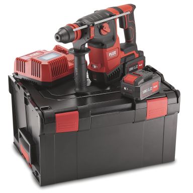 Flex CHE2-26 18.0-EC Set Slagboremaskine med batteri og oplader