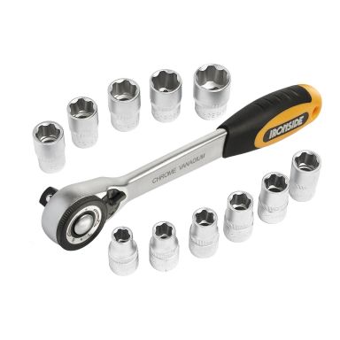 Ironside 748670 Låsenøglesæt 12 dele, 1/2 tomme