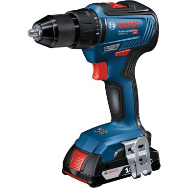 Bosch GSR 18V-55 Bore-/skruemaskine med L-BOXX, 4,0 Ah batterier og oplader