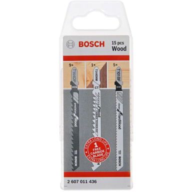 Bosch T 144 DP/T 101 BF Sticksågsbladsats 15-pack