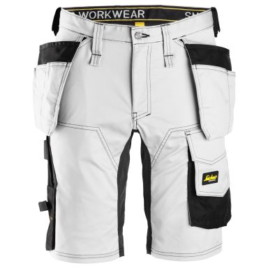 Snickers Workwear 6141 AllroundWork Shorts hvit, svart