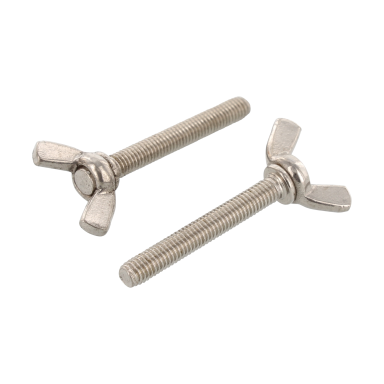 Schäfer & Peters 031646  40 Vingskrue Ø6 mm, A4 syrefast, 50-pakning
