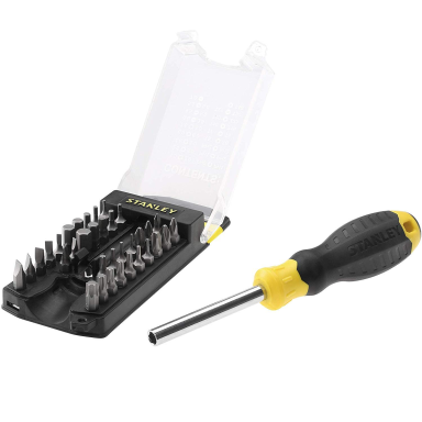 STANLEY STHT0-70885 Bitskruetrækker multibit, 34 dele