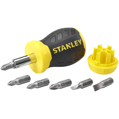 STANLEY 0-66-357 Skruetrækker med bits, uden skraldefunktion