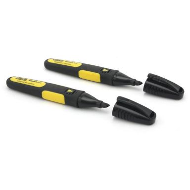 STANLEY FatMax 0-47-314 Markør Bred spids, sort