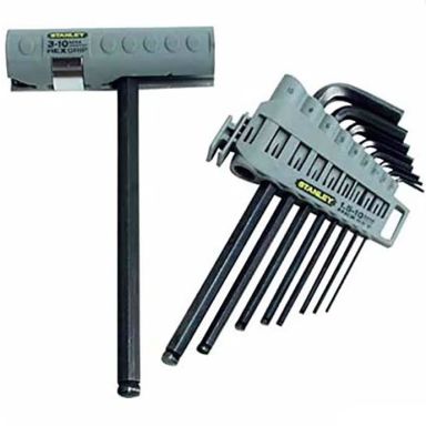 STANLEY 0-89-904 Unbrakonøglesæt 9 stk., 1,5-10 mm, + T-håndtag