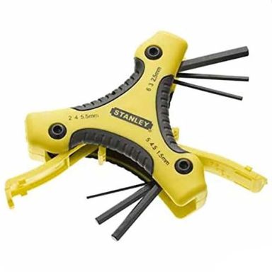 STANLEY 0-95-935 Unbrakonøglesæt 9 stk., 1,5-6 mm