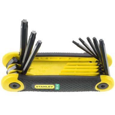 STANLEY 2-69-266 Torx nøglesæt sammenklappelig, 8 stk., T9-T40
