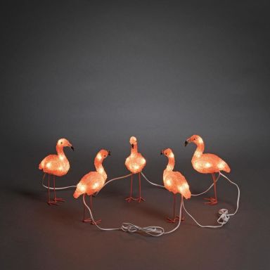 Konstsmide Flamingo Koristevalaisin 24 V, 5 kpl