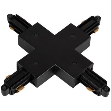 Hide-a-Lite LiteTrac X-tilkobling 1-faset, svart