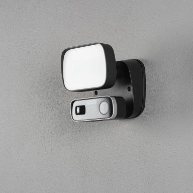 Konstsmide Smartlight Lyskaster 10 W, smart, kamera, høyttaler og mikrofon