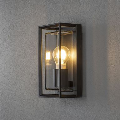 Konstsmide Brindisi Væglampe E27 fod, sort