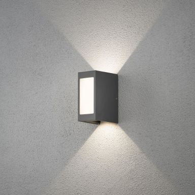 Konstsmide Cremona Væglampe 3 W, antracitgrå