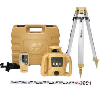 Topcon RL-H5B Pyörivä laser, paketti 3 osaa, pyörivä laser, jalusta ja mittakeppi