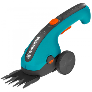 Gardena ClassicCut Li Set Gressaks med teleskopskaft og hjul
