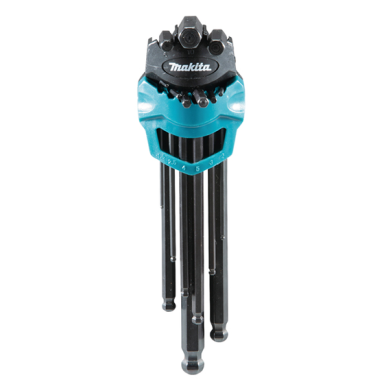Makita B-65894 Insexnyckelsats med kulhuvud och bältesclip