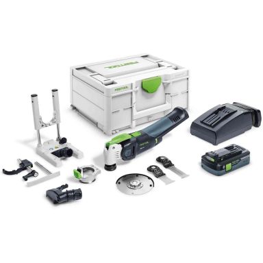 Festool OSC 18 HPC 4,0 EI-Set VECTURO Multiværktøj med batteri og oplader