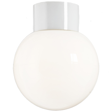 Ifö Electric Classic Glob 180 Kattovalaisin IP54, suora, E27, opaali