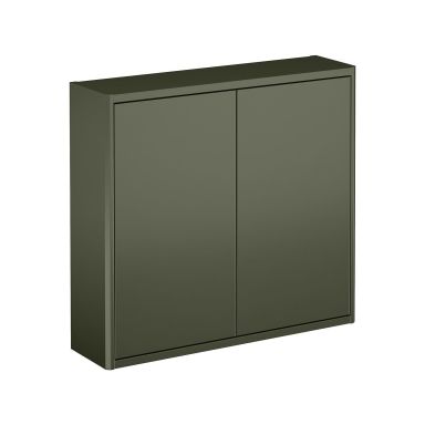 Gustavsberg Graphic Vægskab grøn, glat