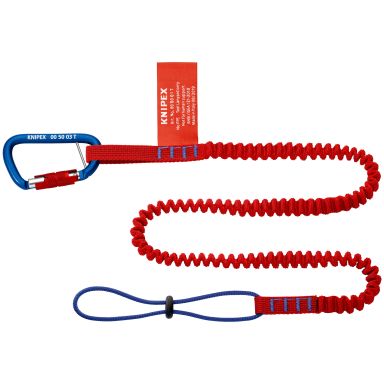 Knipex 00 50 05 T BK Kiinnityshihna ja karbiinihaka