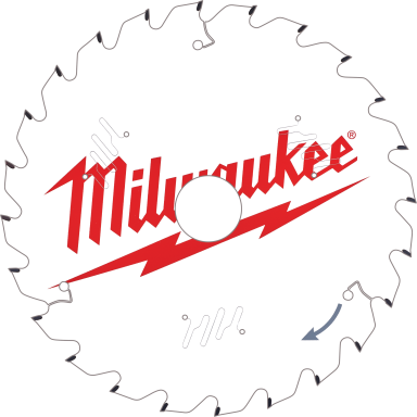 Milwaukee 4932478095 Skærekniv 210x30 mm, 24T