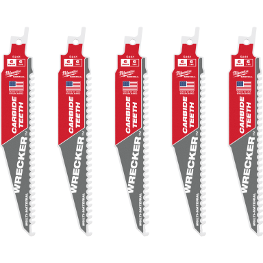 Milwaukee TCT Wrecker Bajonettsagblad 5-pakning