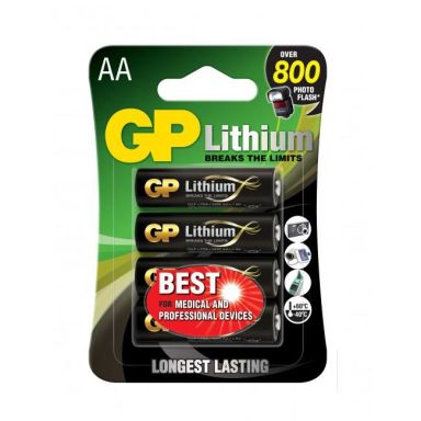 GP Batteries 15LF-2U4 Lithiumbatteri 1,5 V, pakke med 4