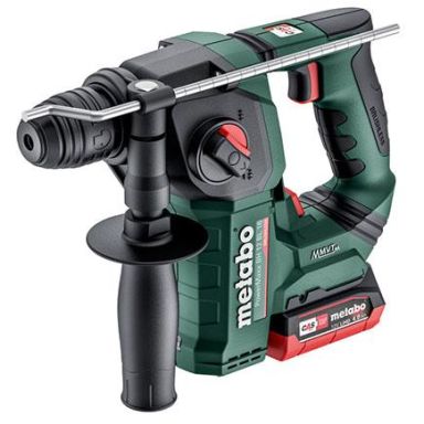 Metabo PowerMaxx BH 12 BL 16 Slagboremaskine med 2 stk 4,0 Ah batterier og oplader
