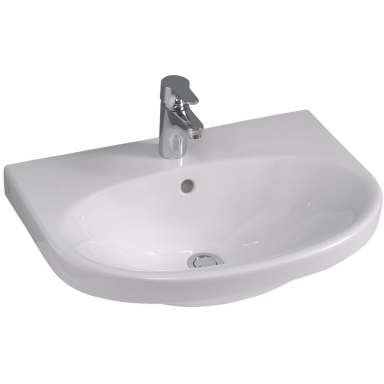 Gustavsberg Nautic 5560 Håndvask uden blandehuller, uden overløbsafløb