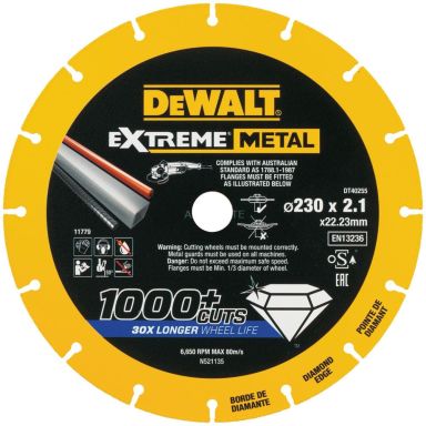 Dewalt Extreme Metal Diamond Edge Timanttikatkaisulaikka