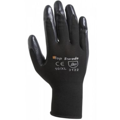Top Swede N-120BLK Monteringshanske svart, nitril