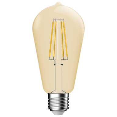 Nordlux DECO CLASSIC EDISON LED-lampa E27, guldfärgat