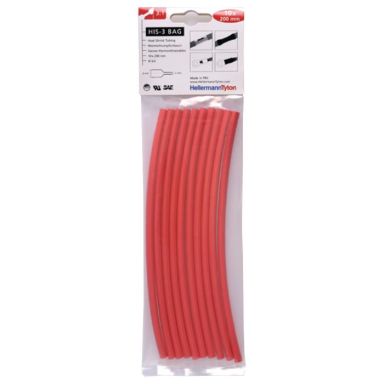 Hellermann Tyton HIS-3 Bag 6/2 Krympeslange 6/2 x 200 mm, 10-pakning