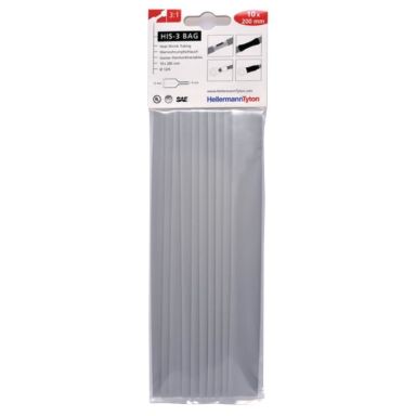 Hellermann Tyton HIS-3 Bag 12/4 Krympslang 12/4 x 200 mm, 10-pack